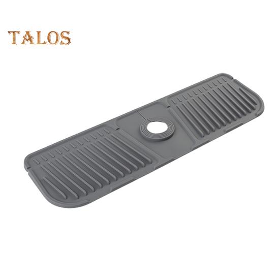 Силиконовый коврик для крана, обернутый вокруг смесителя, защита от брызг, сухая сушилка для кухни, ванной комнаты, столешницы, складной поддон для слива, многоцелевая раковина