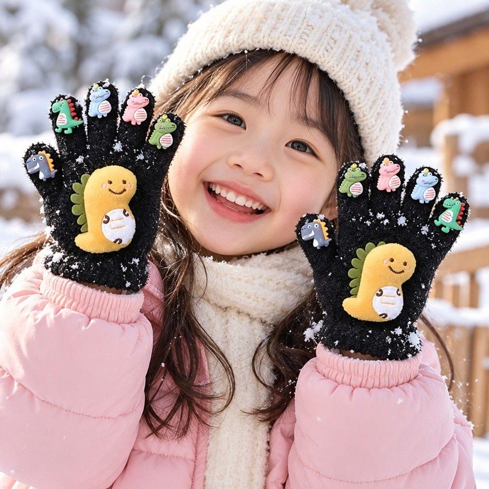 1 Pair Thick Kids Glove Knitted Winter Glove Breathable Toddler Glove  Holiday Gifts