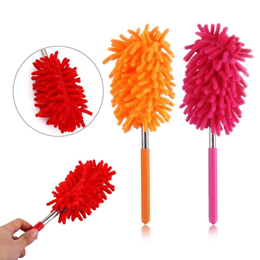 Handle House Cleaning Microfiber Feather Duster Extendable Brush Telescopic Magic Duster Microfibre