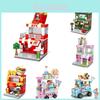 Lego City Вид улицы Мини Улица Строительные блоки Модель Набор Для детей Безопасная Прочная И Развивающая игрушка