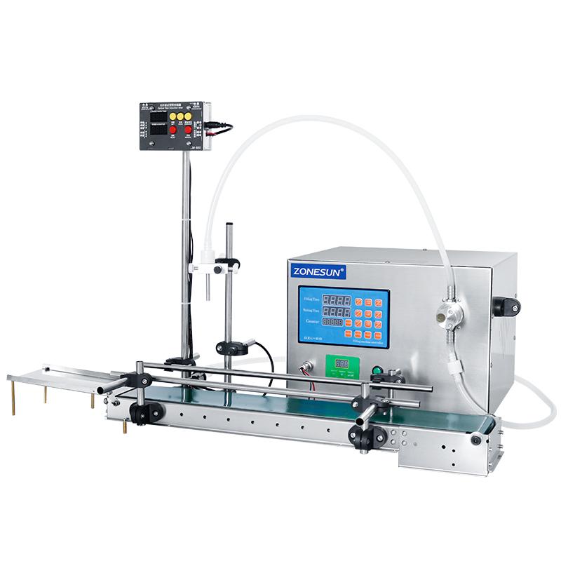 ZONESUN ZS-DTMP1S Automatic Liquid Filling Machine Magnetic Pump Water Juice Milk Glass Bottle Filler