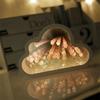 Handmade DIY Tulip Flower Sea Night Atmosphere Lamp Clouds Tulip Lamp LED Night Light Mirror Table Lamp Bedroom Decor Lights