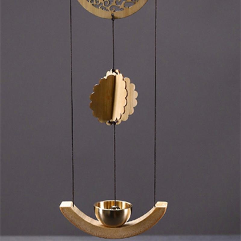 Магнитное крепление Бамбуковые колокольчики Снижающие стресс Подвесные колокольчики Множественное размещение на металлической двери, поверхности холодильника Декор