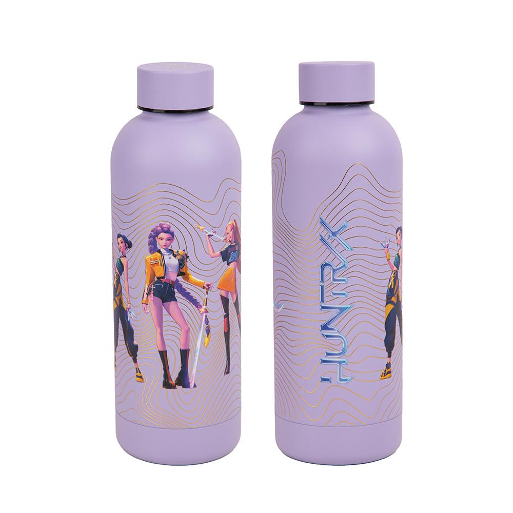 1PC Kpop Demon Hunters Officially Licensed Stainless Steel Water Bottles Large Capacity Thermos Leak Proof Drinkware Great Gift