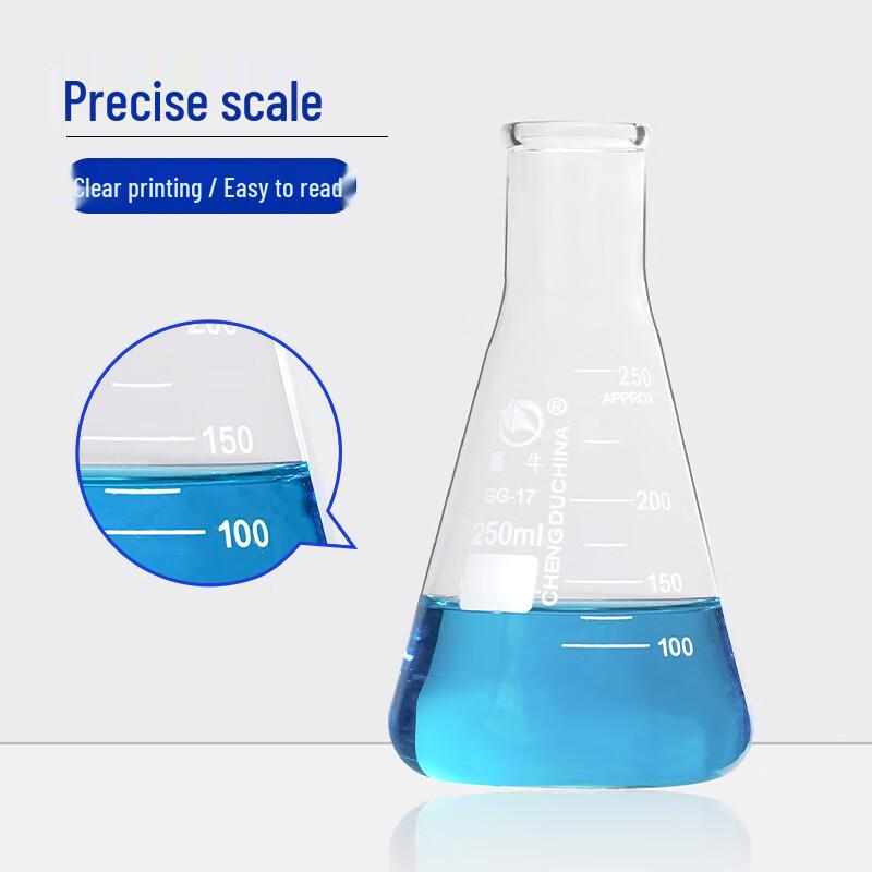 Shu Niu Borosilicate Glass Erlenmeyer Flask