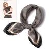 70*70cm Silk Scarf Scarftop Headwraps For Woman Fashion Four Seasons Hair Accessories Hijab Foulard Bandana Femme Headscarf