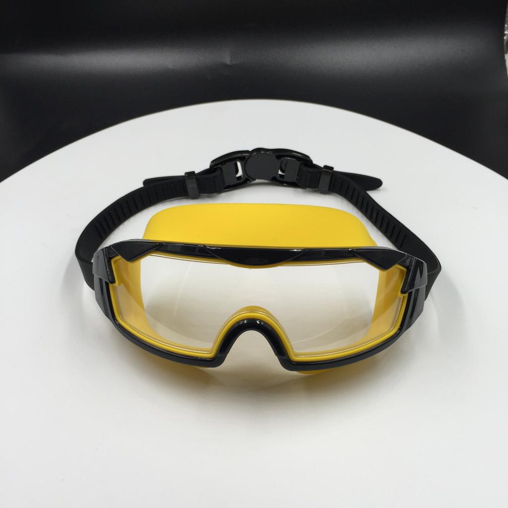 New children's swimming goggles Large-frame electroplated waterproof and anti-fog swimming goggles High-definition myopia protective swimming goggles