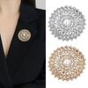 Sunflower Brooch Pin for Women, Rhinestones Inlaid Badge for Dress, Coat, Shawl, Decorative Collar Pin for Mother, Wedding