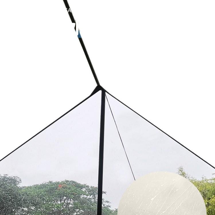 Портативная уличная тентовая палатка - Защита от солнца и дождя, Пергола с серебристым покрытием для кемпинга и использования в парке.