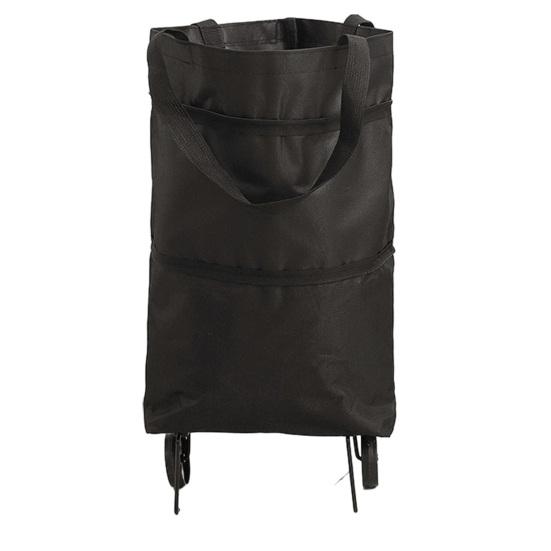 Складная тележка для покупок на колесах, прочная, водонепроницаемая, из ткани Оксфорд, складная сумка для продуктов с бесшумными колесами, передвижная тележка для покупок