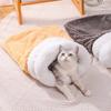 Comfortable Cat Sleeping Bag Pocket Type Cat Warm Nest Pet House Winter Cat Bed  Kitten Supplies