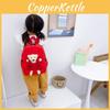 School Cartoon Toddler Backpack With Cute Bear Pendant And Lightweight Design