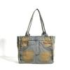 Single-shoulder Large-capacity Bag Denim Bag, Single-shoulder Hand-held Tote Bag, Women's Bag