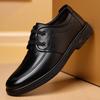 2025 летние новые повседневные кожаные туфли мужские в британском стиле повседневные деловые туфли с низким верхом рабочие туфли