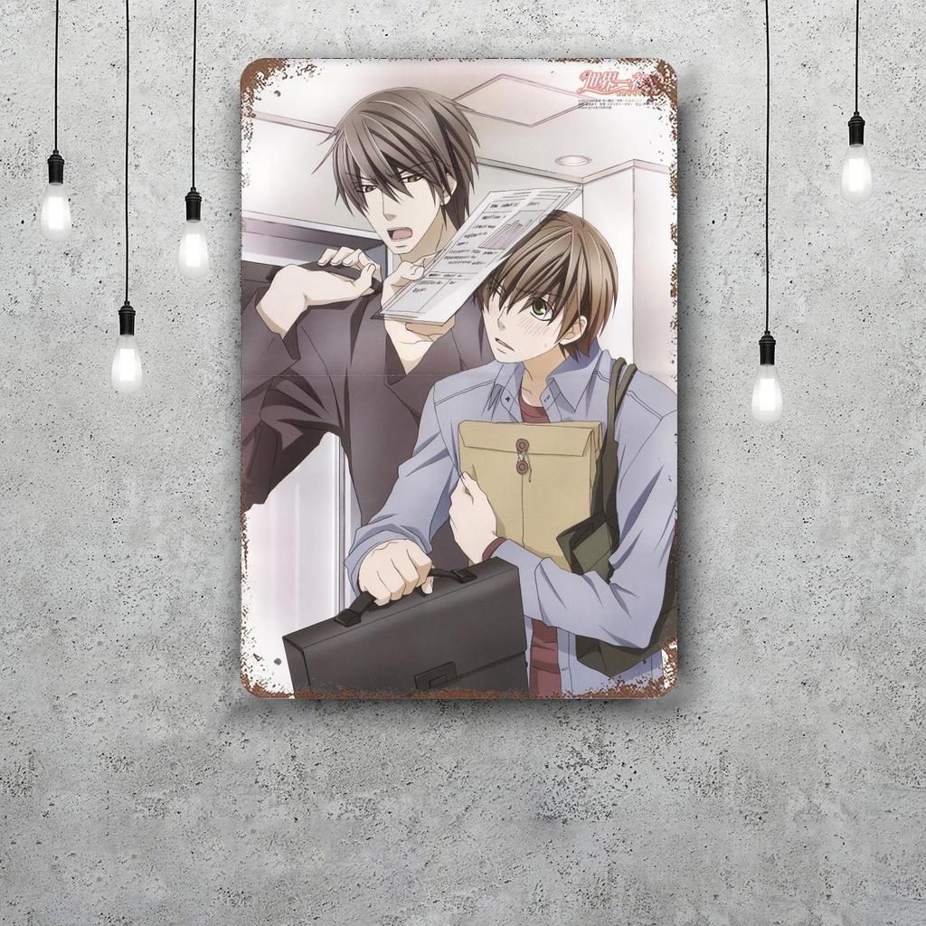 Sekaiichi hatsukoi Винтажные Металлические Жестяные Знаки Постеры Декор Ретро Металлическая Табличка Настенное Искусство Декор для Гаража Бара