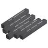 6Pcs Compressed Charcoal Sticks Black Square Soft Medium Hard Graphite Drawing Pencil Art Supplies