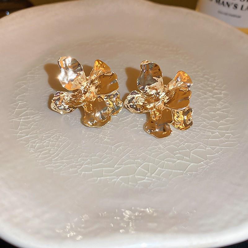 Винтажные серьги-кисточки в виде круглых цветов из серебряной иглы - Ретро металлические гвоздики для женщин