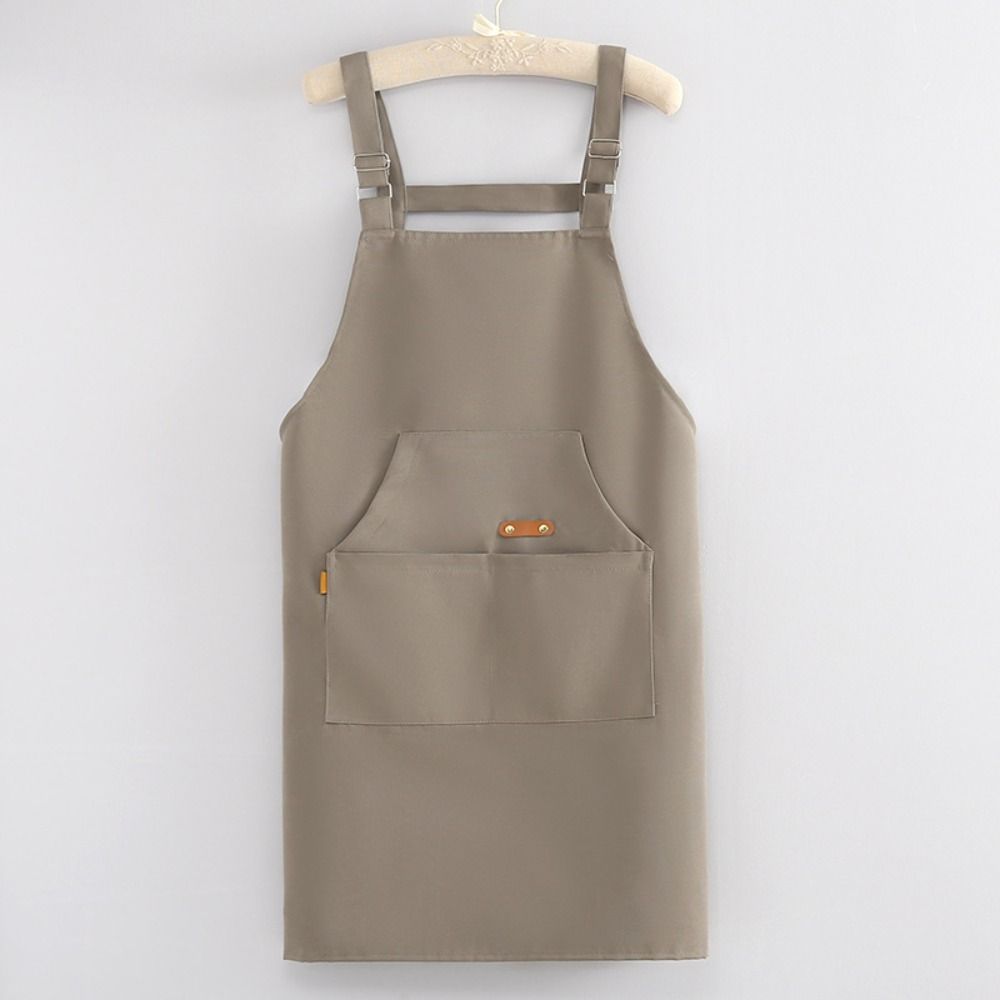 Waterproof Kitchen Cooking Apron Oil-proof Adjustable Dishwashing Cleaning Apron Stain-proof Protective Catering Work Clothes