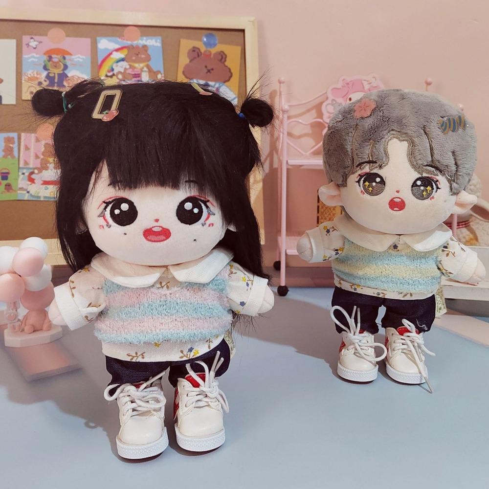 1 set Jeans Cotton Doll's Clothes Striped Sweater No Attribute Doll Clothes 20cm Cotton Doll