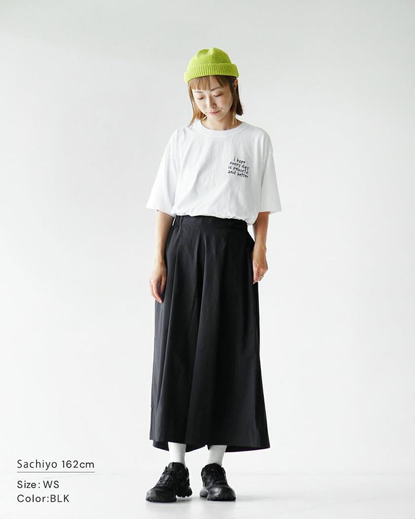 NANGA EXCURSION Wide UV Wide Women's Pants, Flared, Lightweight, Quick-Drying, Protection, Fit, N2501-1D409B, WM/BLK