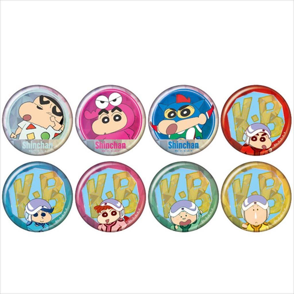 Crayon Sparkle Can Badge Collection box Shin-chan 24-piece