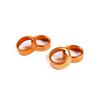 Orange Aluminum Central Console CD Knob Cover Trim For Toyota Tacoma 2016-