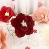 30cm 3pcsWedding Supplies Wedding Room Decoration Wrinkles 3D Paper Flowers Wedding Room Living Room Background Wall Decoration Simulation Flower