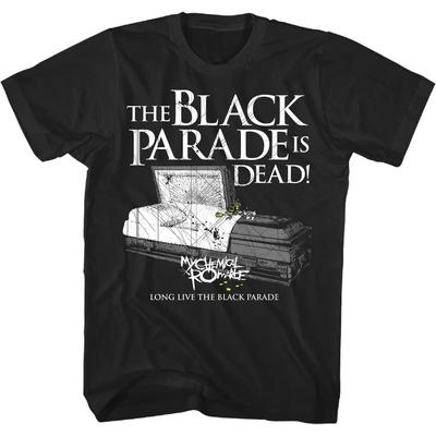 Оригинальная мужская футболка My Chemical Romance The Black Parade Coffin S-3XL НОВАЯ