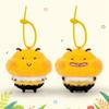 Fun And Eye-catching Cartoon Bee Plush Keychain Soft Material For Collectible Toys