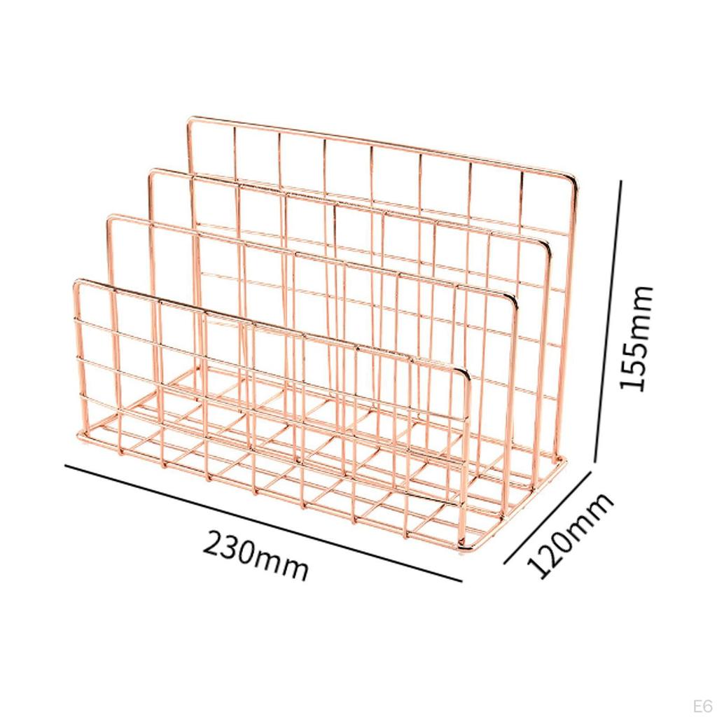 Настольная книжная полка, сортировщик папок для файлов, железный переплет, держатель для книг, органайзер для книг, почтовых кулинарных книг,
