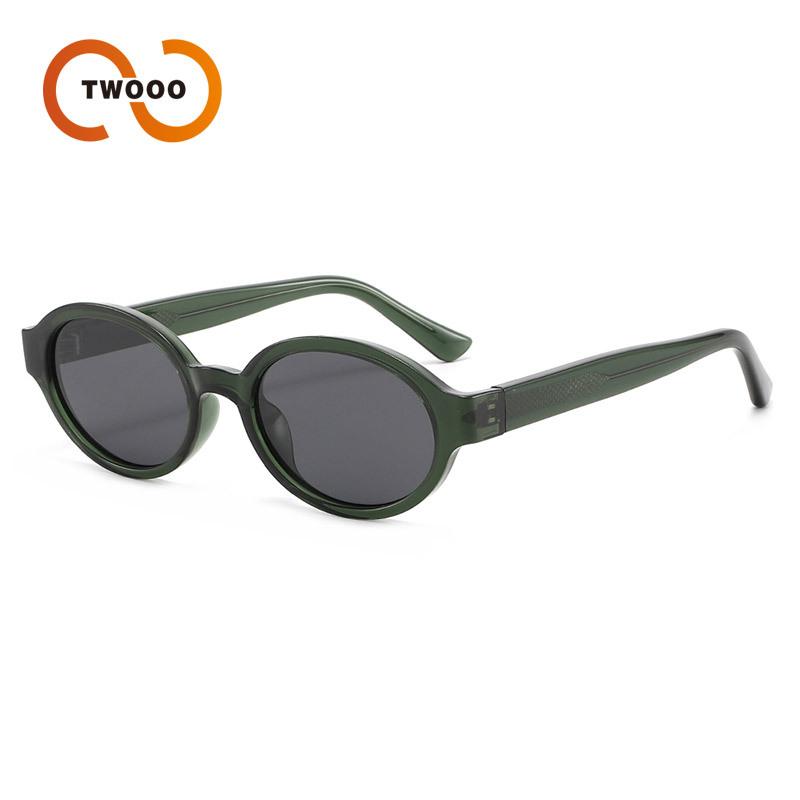 Two circles, premium sense insert American sunglasses high definition polarized driving UV protection sunglasses T