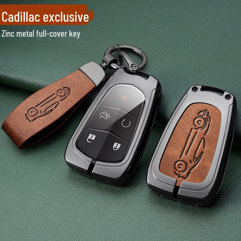 Премиальный металлический чехол для ключа Cadillac XT5, CT5, XT4, XT6, CT6, XTS, ATSL, CT4