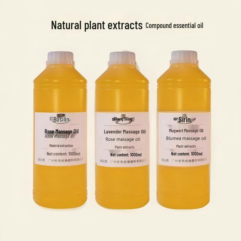 Масло для массажа Гуаша с полынью, имбирем, розой и лавандой для очищения меридианов и Туйна