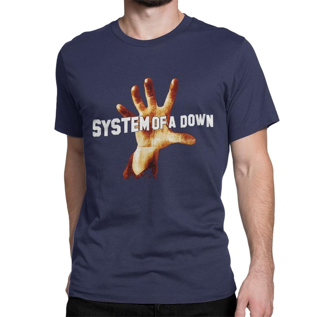 Винтажные футболки с рок-группой System Of A Down, хлопковая футболка унисекс WoUnisex, футболка с короткими рукавами в стиле хэви-метал, классическая одежда унисекс