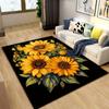 1 шт. анти-усталостные кухонные коврики, с принтом подсолнухов, водонепроницаемые, нескользящие, толстые, мягкие, прочные, удобные, стоячие коврики для кухни