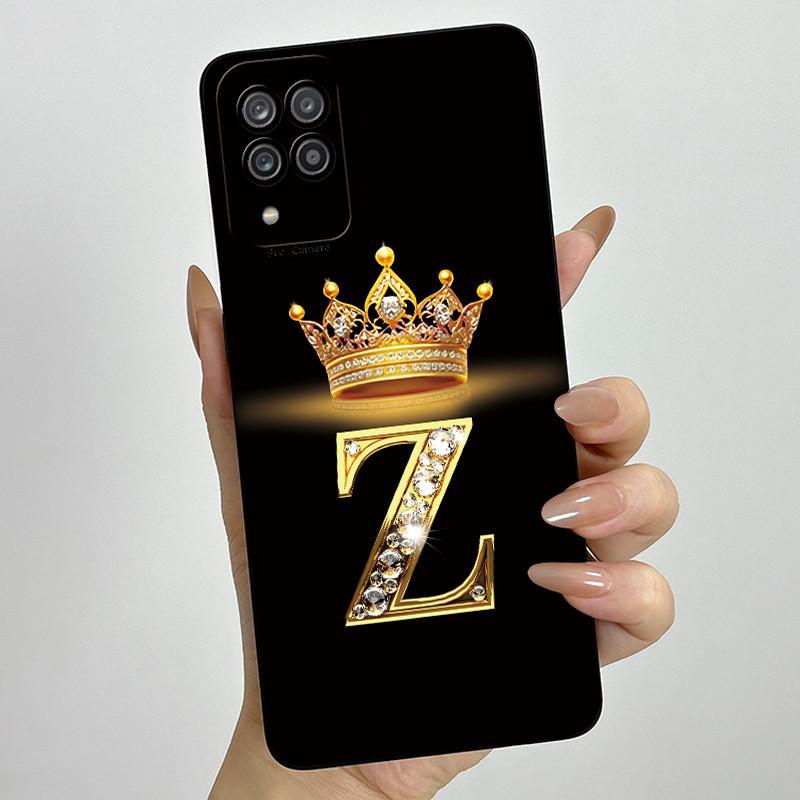 Чехол для Samsung Galaxy A12 M12 F12 с буквой-короной, мягкий силиконовый TPU, чехол-накладка для SamsungA12 A125F, защитный корпус, задняя крышка, Fundas