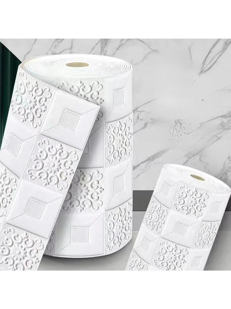 70cm*2m 3D Stereo Wall Stickers Self-adhesive Ceiling Decorative Stickers Living Room Bedroom TV Background Waterproof Wallpaper