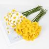 6pcs Artificial Narcissus Flower Bouquet Wedding Festival Party Daffodil Decor Home Garden Room Tabletop Fake Flower Decorations