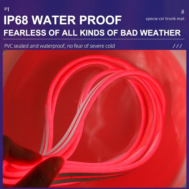 Светодиодные дневные ходовые огни, универсальные автомобильные декоративные фары на переднем капоте, DRL с запуском сканирования, динамический поток, полоса для автомобильных фар