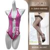 Sexy lingerie sexy SM strap one-piece clothes front buckle lace sexy nightclub passion uniform