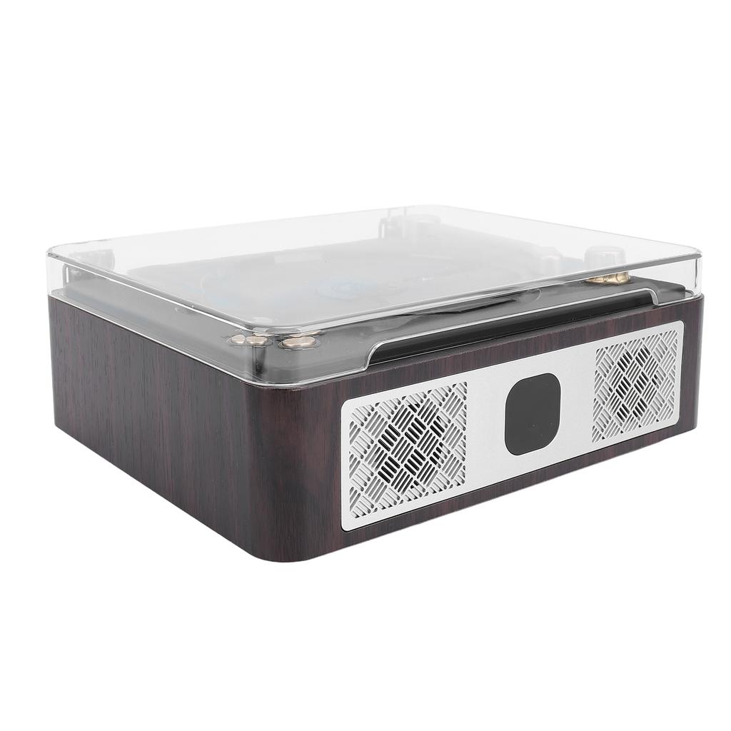 Винтажный CD-плеер с двумя динамиками HiFi, настольный BT-плеер с поддержкой SPDIF, USB, AUX, аккумуляторная батарея