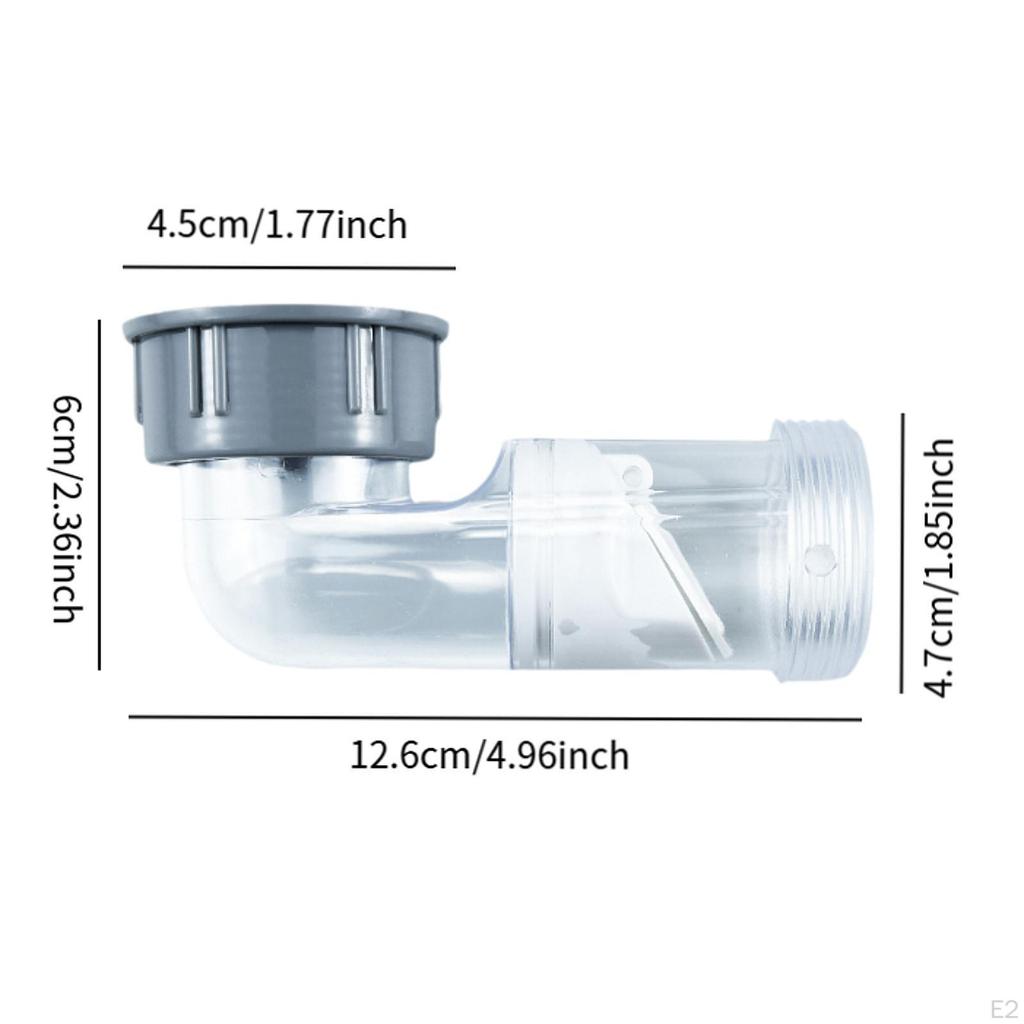 Сливная труба для раковины Прозрачный слив для раковины для очистителя воды Посудомоечная машина