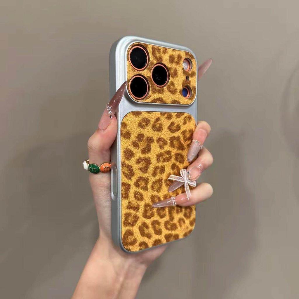 Luxury Seconds Change 17 Leopard Print Phone Case For iPhone 11 12 13 14 15 16 17 Pro Max AIr Shockproof Bumber Cases Cover