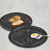 KOSUN Алюминиевая сковорода-гриль для барбекю Многофункциональная круглая сковорода-гриль с антипригарным покрытием для приготовления на древесном угле Идеально подходит для кемпинга, приготовления на открытом воздухе