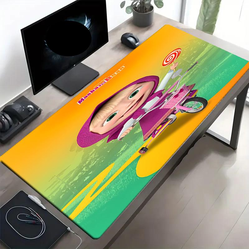 cartoon animation Print Mouse Pad, Anti‑Slip Desktop keyboard Mat, for PC Laptop Gaming Working Daily Use, Cool Festival Surprise Gift
