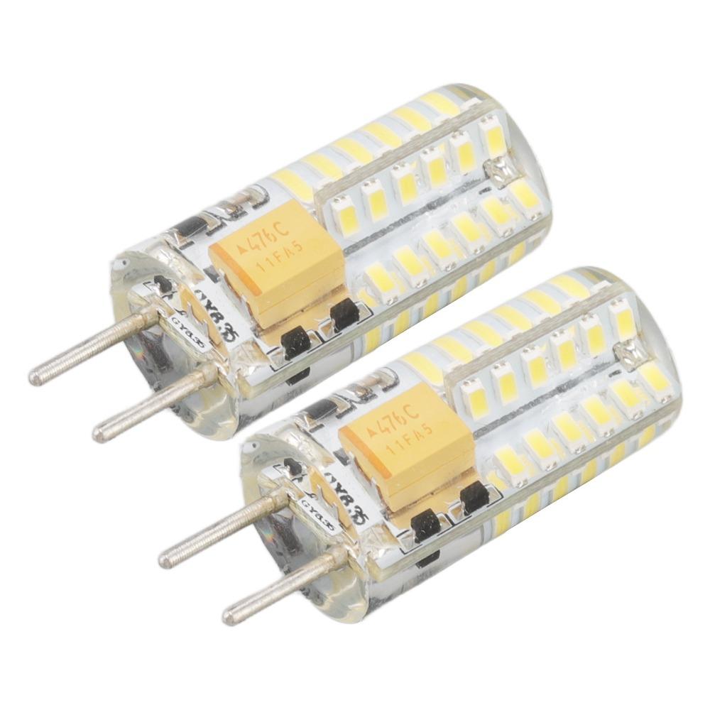 2pcs 12V GY6.35 Bulb 6000K Dimmable LED Bulb Durable LED Corn Bulb Ceiling Fixture