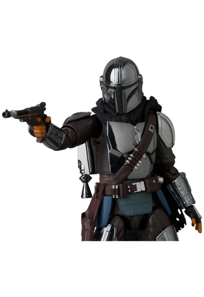 MAFEX 256 МАНДАЛОРЕЦ ХРОМ Акционная фигурка Высотой примерно 160 мм Нет. Вер. Предварительно раскрашенная фигурка,