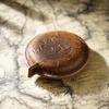 Handmade Crazy Horse Top Layer Cowhide Leather Mini Tape Measure Vintage Clothing & Badge Holder Pendant