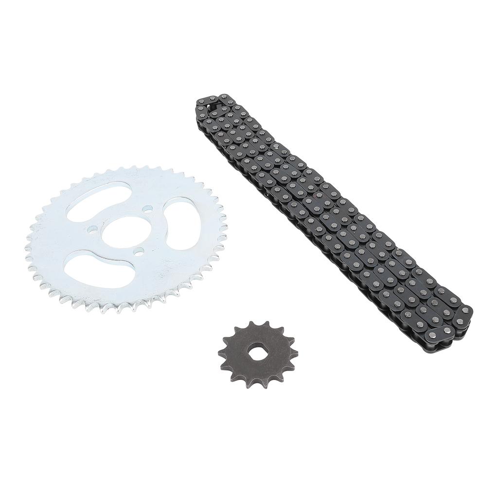 Комплект цепных звездочек T8F, стальная передняя звездочка 14T, комплект задних звездочек 44T с 3 отверстиями и цепью из 120 звеньев