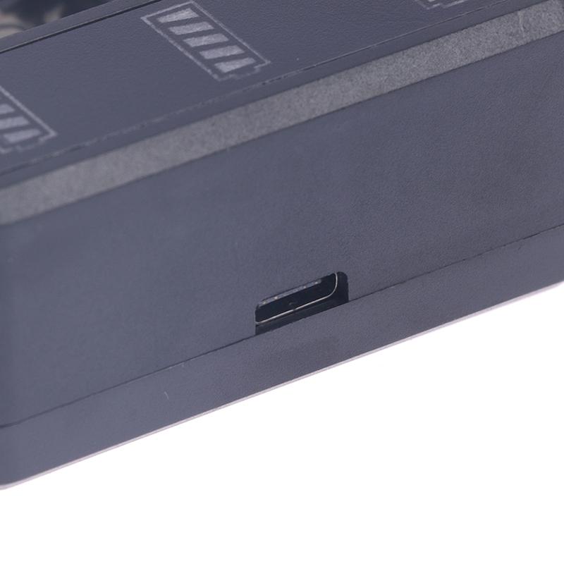 Быстрое зарядное устройство 18650/14500 с кабелем Type 4.2V Литиевая батарея 4 слота Фонарик с сильным светом Интеллектуальное зарядное устройство